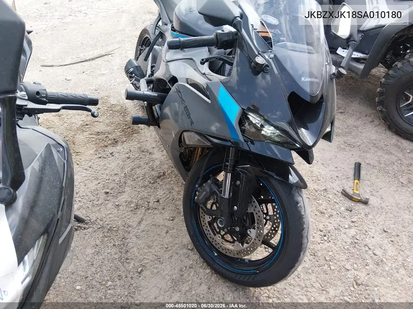 2025 Kawasaki Zx636 K VIN: JKBZXJK18SA010180 Lot: 45501020