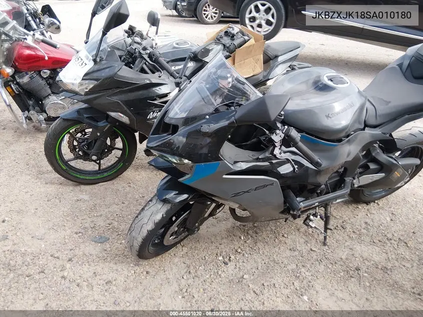 2025 Kawasaki Zx636 K VIN: JKBZXJK18SA010180 Lot: 45501020
