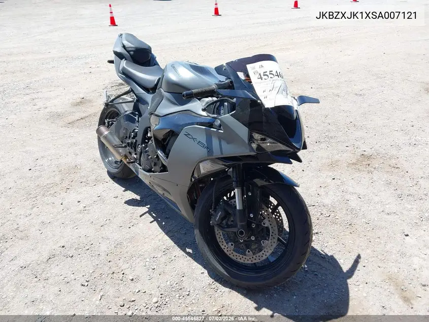 2025 Kawasaki Zx636 K VIN: JKBZXJK1XSA007121 Lot: 45546827