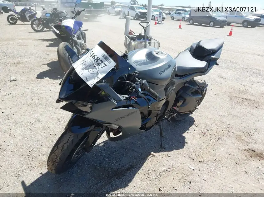 2025 Kawasaki Zx636 K VIN: JKBZXJK1XSA007121 Lot: 45546827