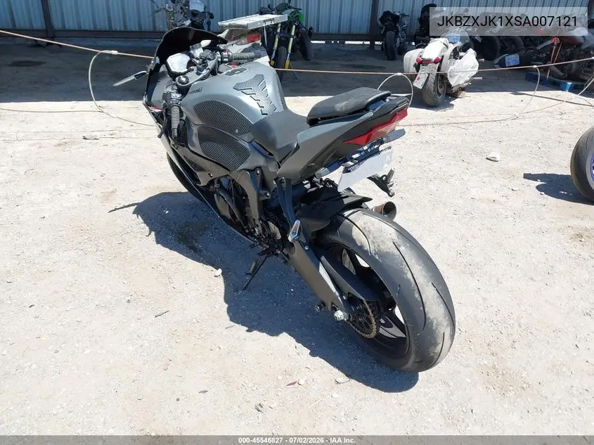 2025 Kawasaki Zx636 K VIN: JKBZXJK1XSA007121 Lot: 45546827