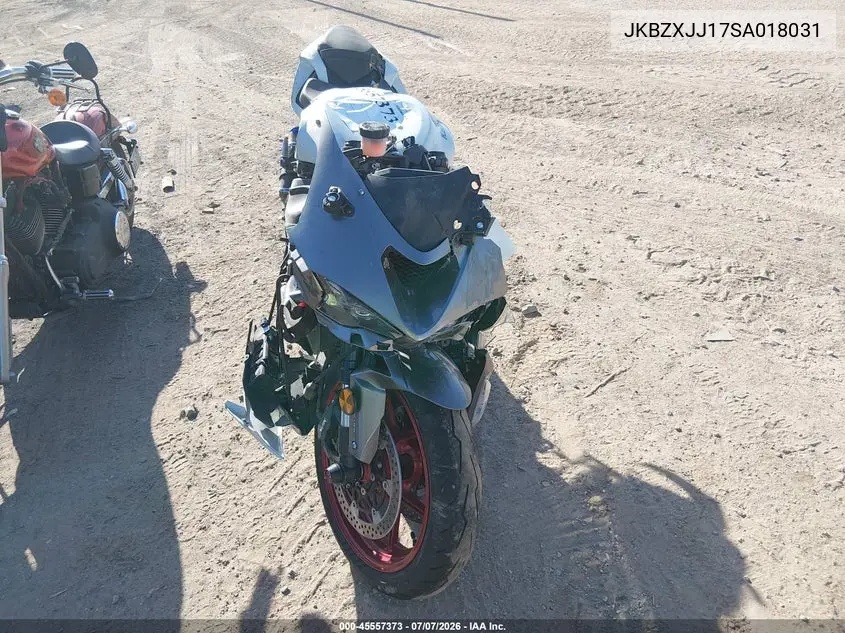 2025 Kawasaki Zx636 K VIN: JKBZXJJ17SA018031 Lot: 45557373