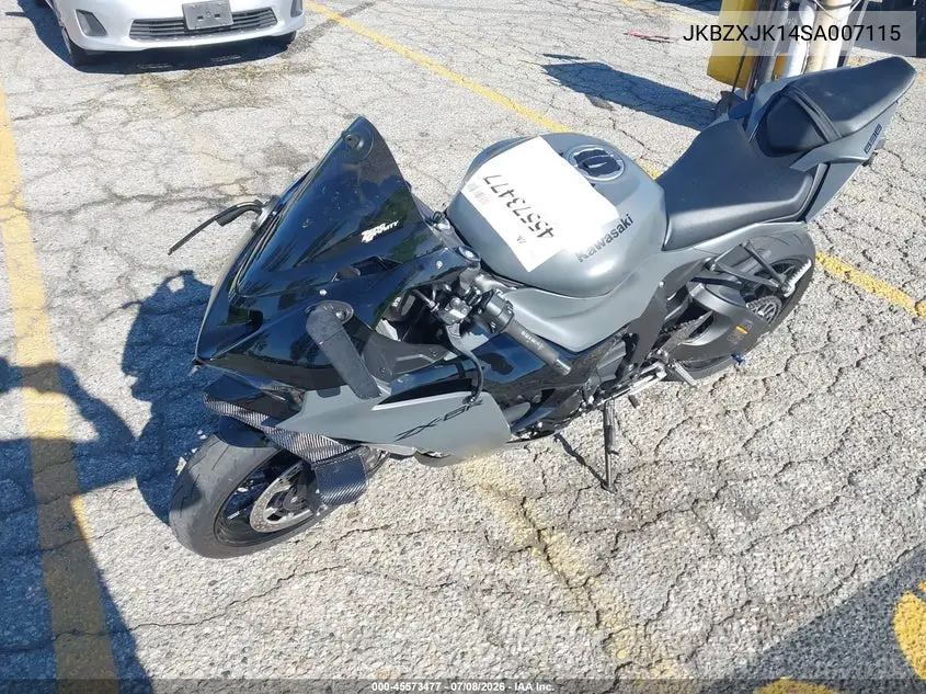 2025 Kawasaki Zx636 K VIN: JKBZXJK14SA007115 Lot: 45573477