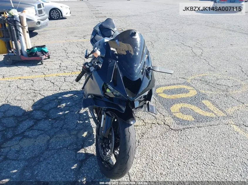 2025 Kawasaki Zx636 K VIN: JKBZXJK14SA007115 Lot: 45573477