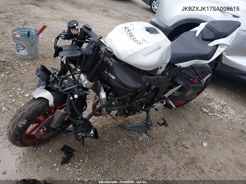 2025 Kawasaki Zx636 K VIN: JKBZXJK17SA008615 Lot: 45583435