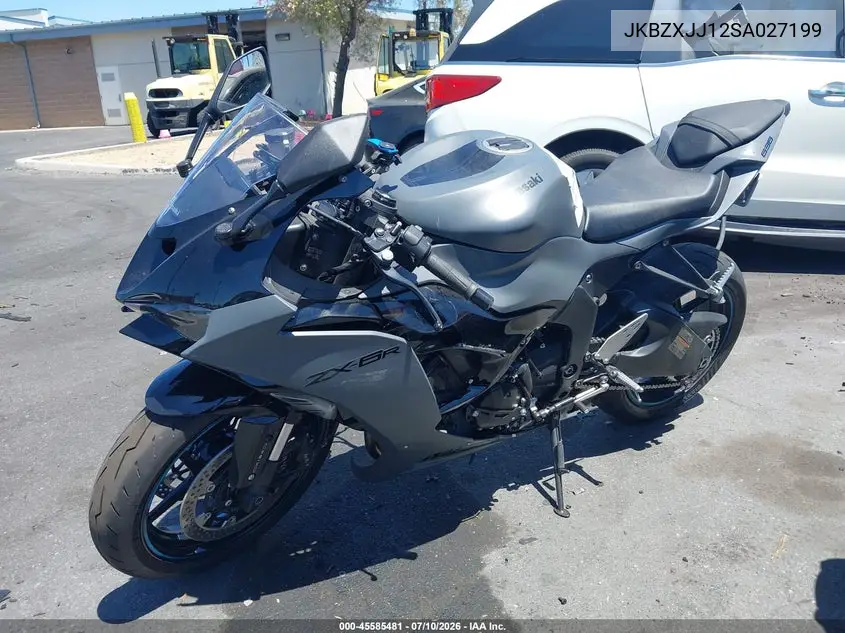 2025 Kawasaki Zx636 K VIN: JKBZXJJ12SA027199 Lot: 45585481