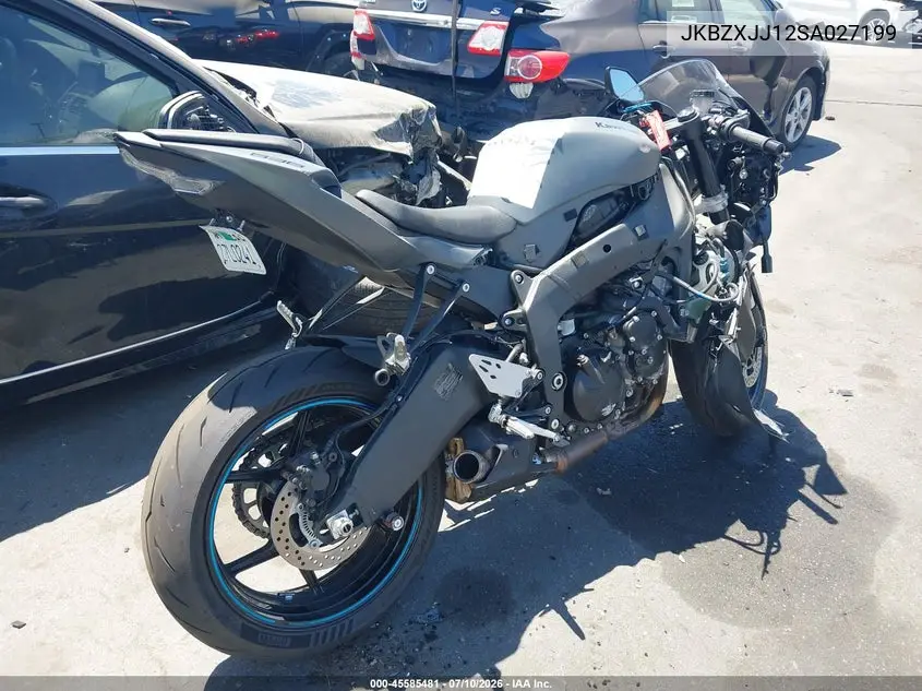 2025 Kawasaki Zx636 K VIN: JKBZXJJ12SA027199 Lot: 45585481