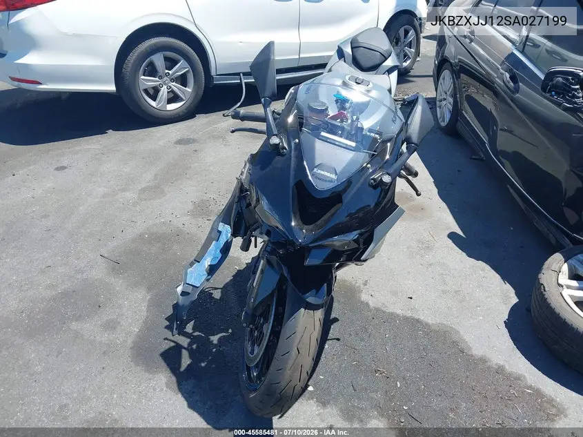2025 Kawasaki Zx636 K VIN: JKBZXJJ12SA027199 Lot: 45585481