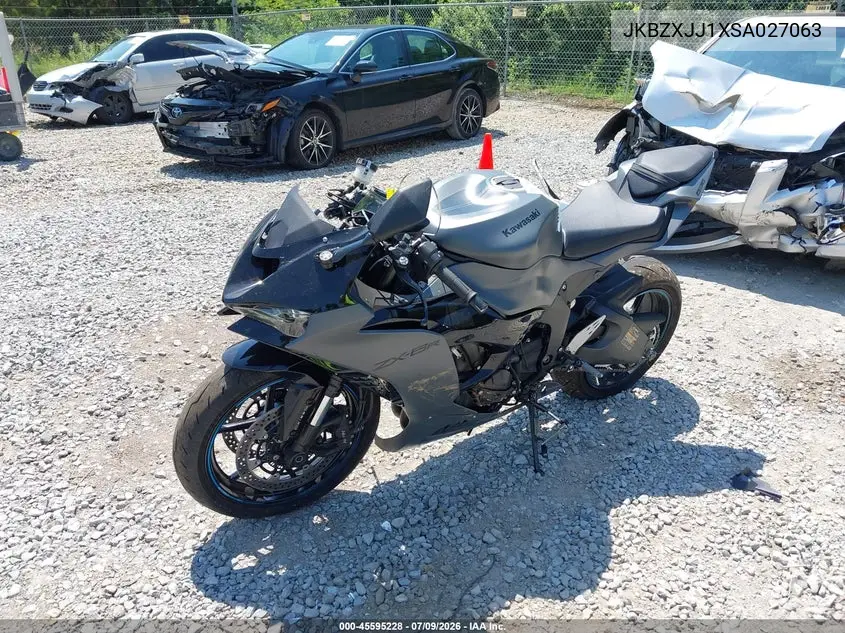 2025 Kawasaki Zx636 K VIN: JKBZXJJ1XSA027063 Lot: 45595228