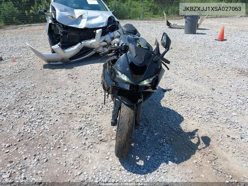 2025 Kawasaki Zx636 K VIN: JKBZXJJ1XSA027063 Lot: 45595228