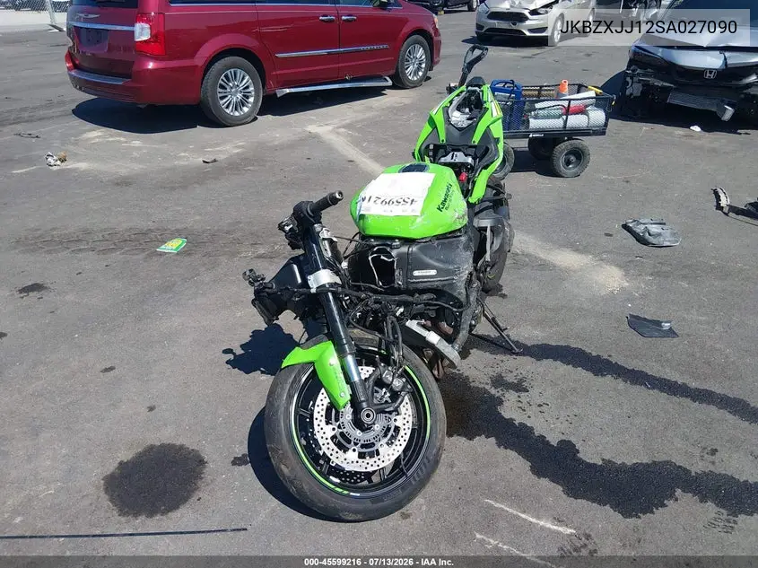 2025 Kawasaki Zx636 K VIN: JKBZXJJ12SA027090 Lot: 45599216
