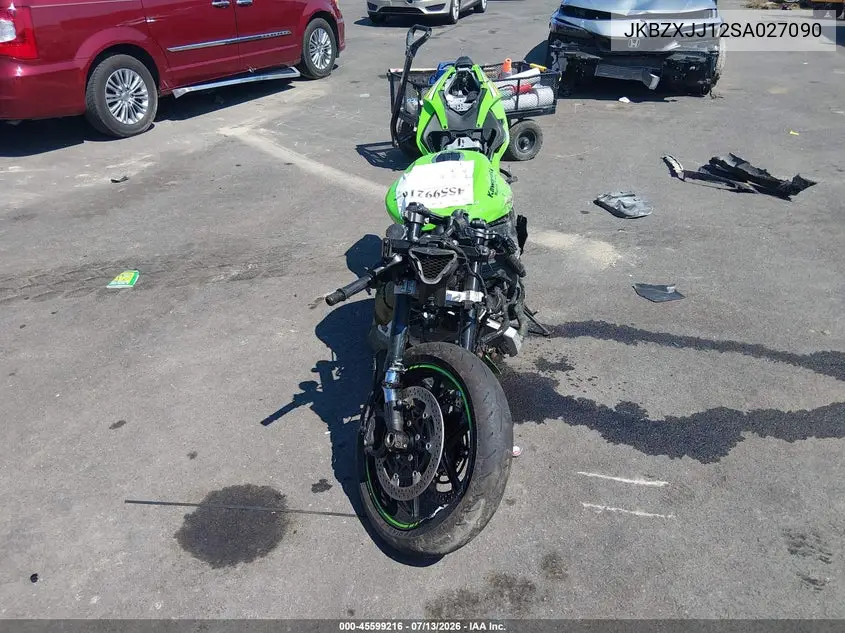 2025 Kawasaki Zx636 K VIN: JKBZXJJ12SA027090 Lot: 45599216