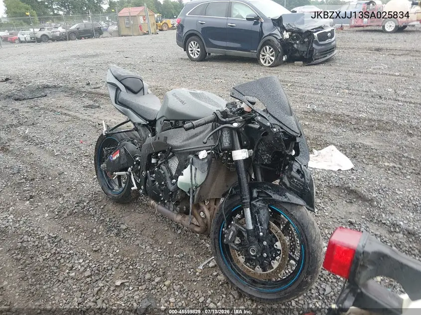 2025 Kawasaki Zx636 K VIN: JKBZXJJ13SA025834 Lot: 45599829
