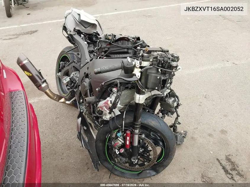 2025 Kawasaki Zx1002 T VIN: JKBZXVT16SA002052 Lot: 45647696