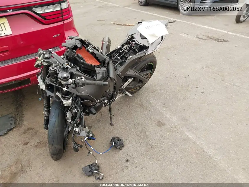2025 Kawasaki Zx1002 T VIN: JKBZXVT16SA002052 Lot: 45647696