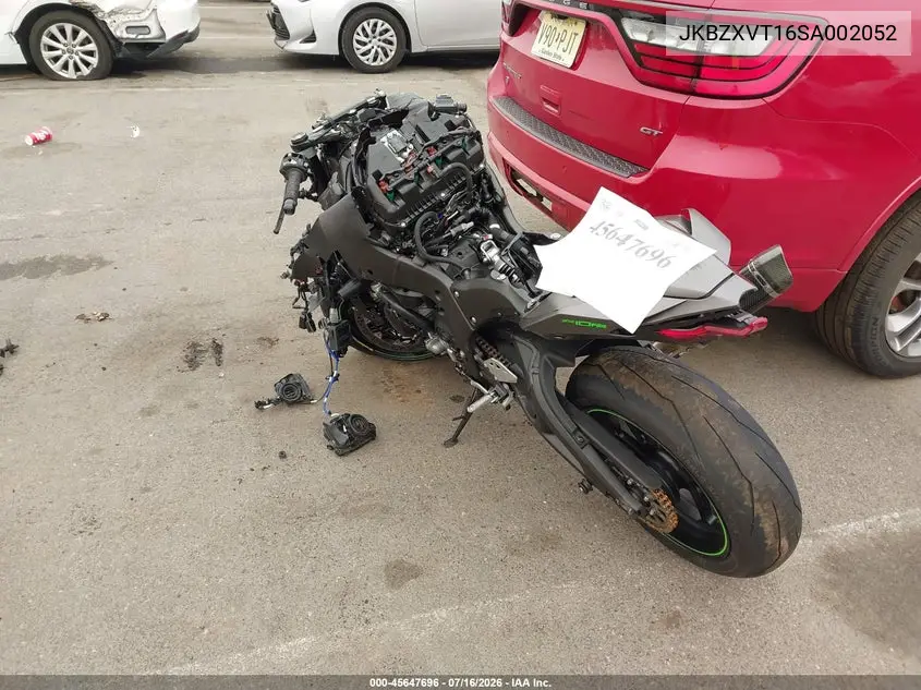 2025 Kawasaki Zx1002 T VIN: JKBZXVT16SA002052 Lot: 45647696