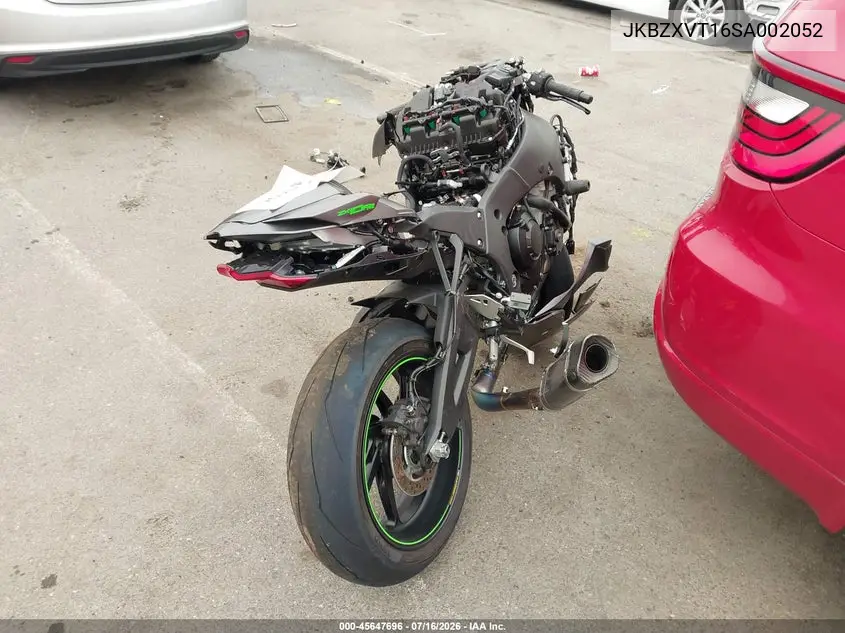 2025 Kawasaki Zx1002 T VIN: JKBZXVT16SA002052 Lot: 45647696