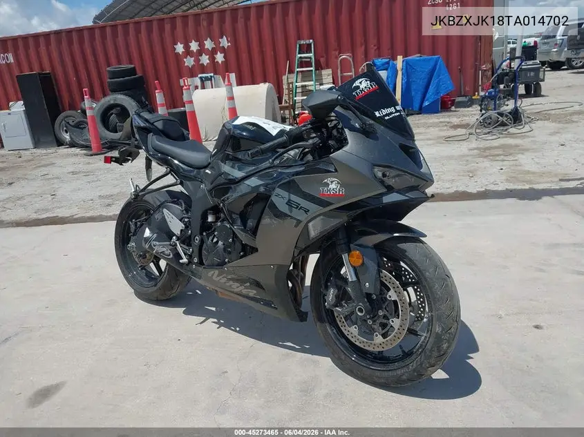 2026 Kawasaki Zx636 K VIN: JKBZXJK18TA014702 Lot: 45273465