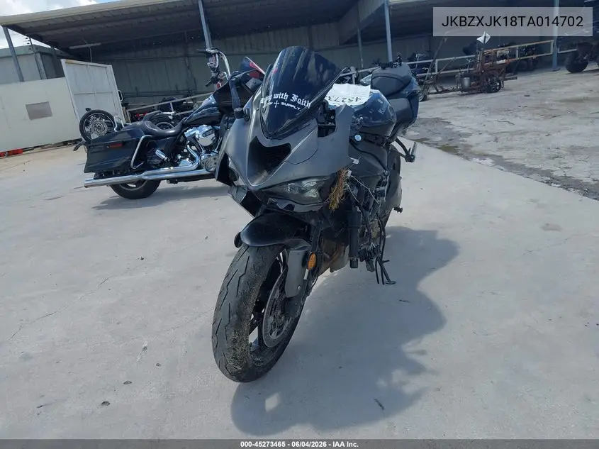 2026 Kawasaki Zx636 K VIN: JKBZXJK18TA014702 Lot: 45273465