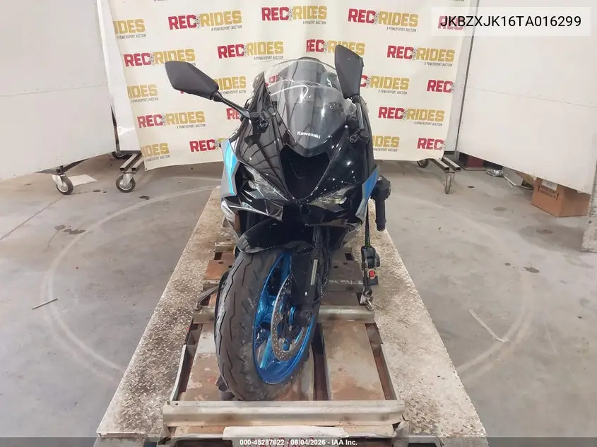 2026 Kawasaki Zx636 K VIN: JKBZXJK16TA016299 Lot: 45287622