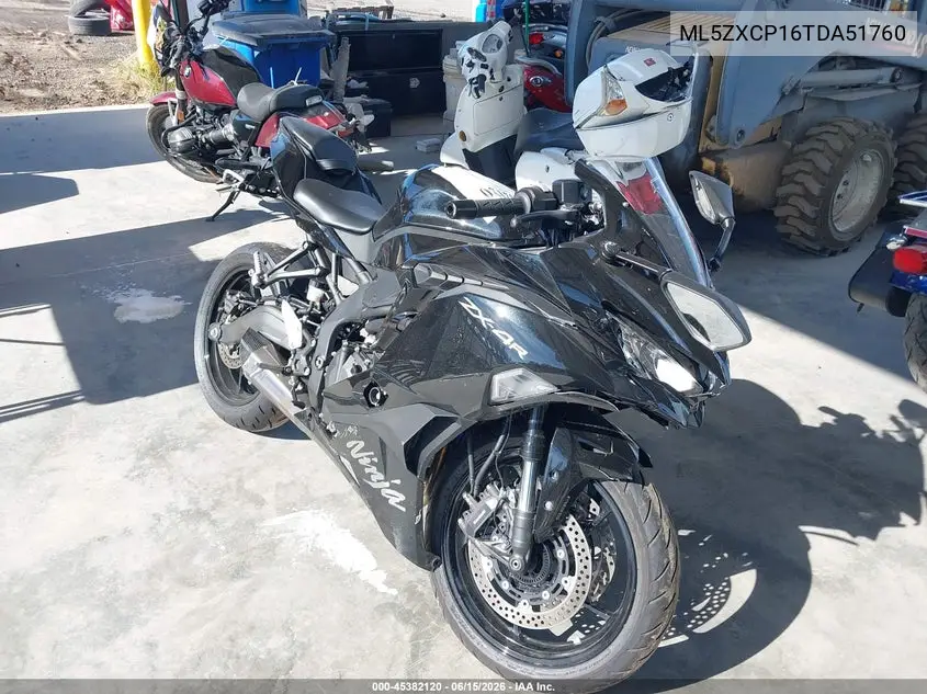 2026 Kawasaki Zx400 P VIN: ML5ZXCP16TDA51760 Lot: 45382120