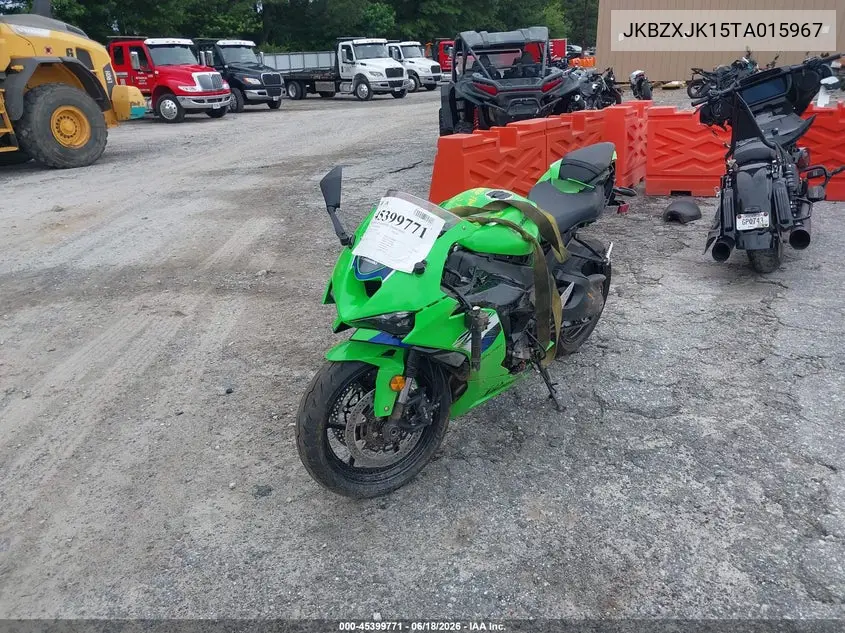 2026 Kawasaki Zx636 K VIN: JKBZXJK15TA015967 Lot: 45399771