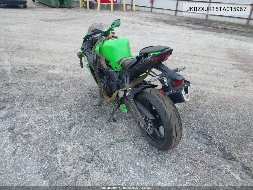 2026 Kawasaki Zx636 K VIN: JKBZXJK15TA015967 Lot: 45399771