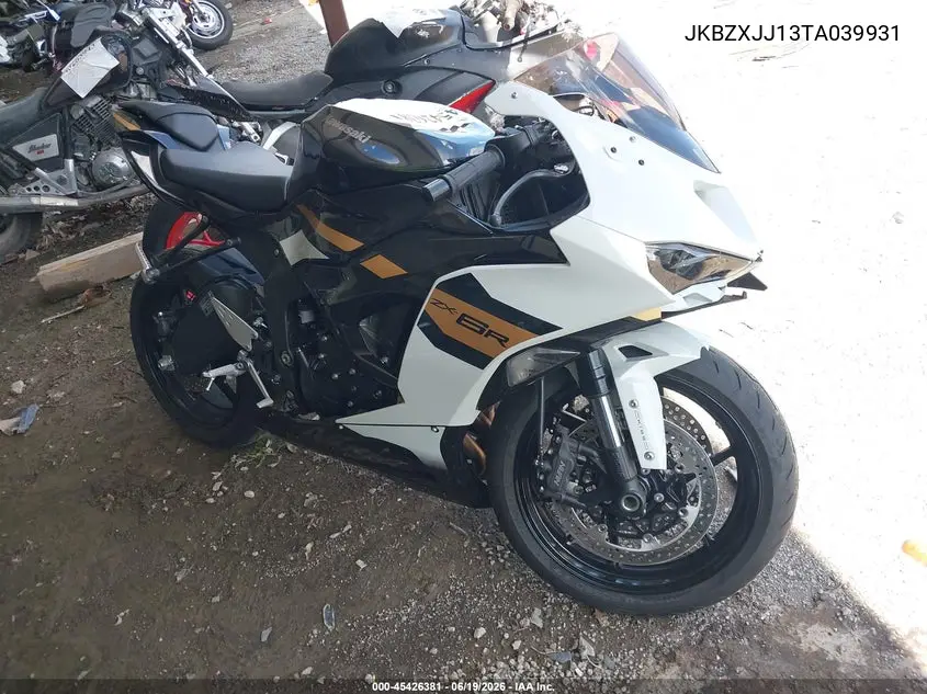 2026 Kawasaki Zx636 K VIN: JKBZXJJ13TA039931 Lot: 45426381