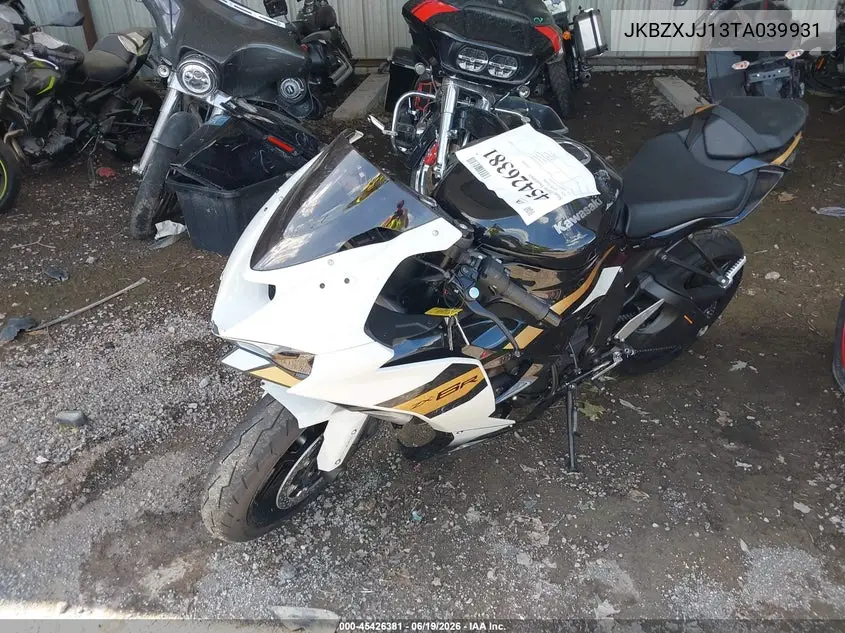 2026 Kawasaki Zx636 K VIN: JKBZXJJ13TA039931 Lot: 45426381