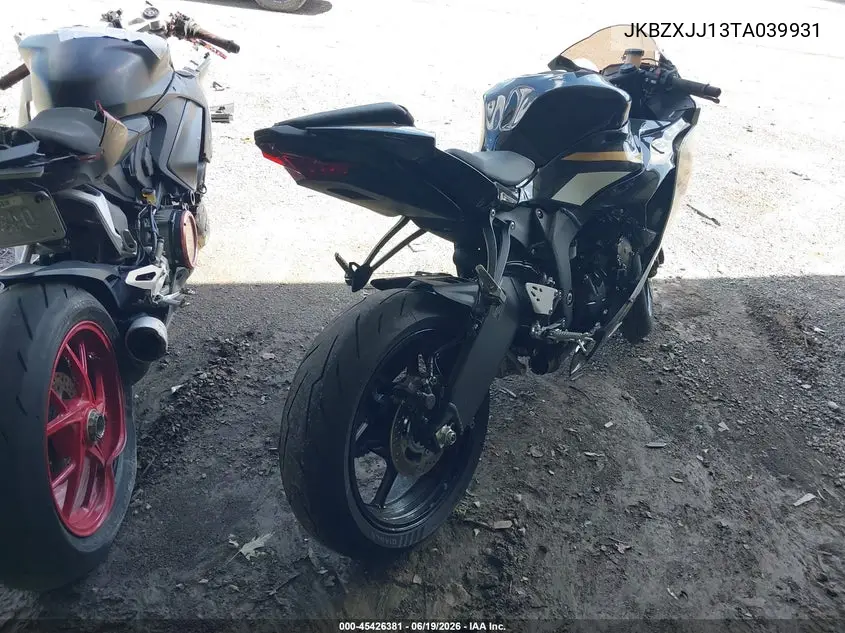 2026 Kawasaki Zx636 K VIN: JKBZXJJ13TA039931 Lot: 45426381