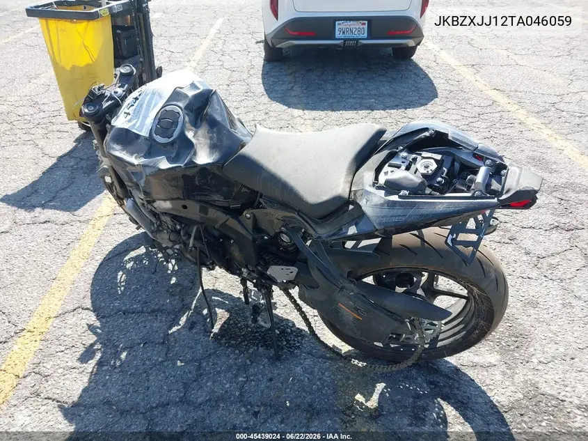 2026 Kawasaki Zx636 K VIN: JKBZXJJ12TA046059 Lot: 45439024