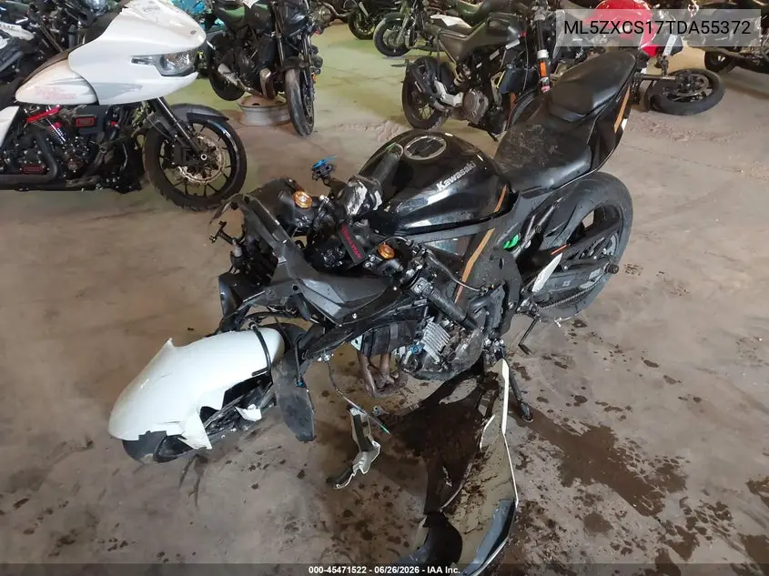 2026 Kawasaki Zx400 S VIN: ML5ZXCS17TDA55372 Lot: 45471522