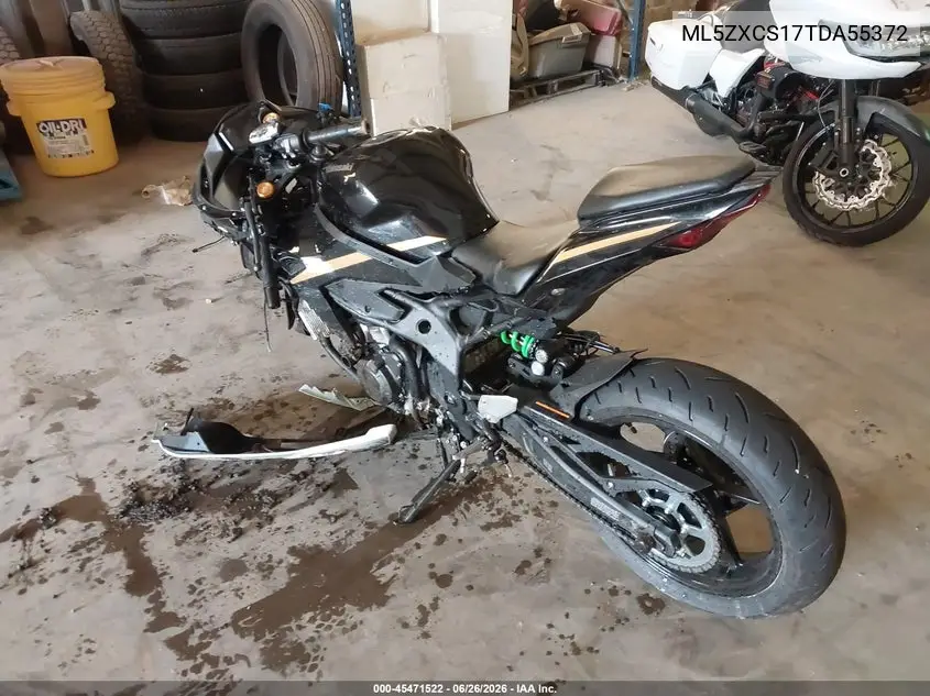 2026 Kawasaki Zx400 S VIN: ML5ZXCS17TDA55372 Lot: 45471522