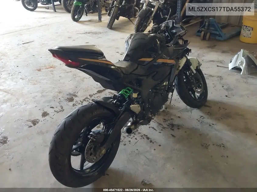 2026 Kawasaki Zx400 S VIN: ML5ZXCS17TDA55372 Lot: 45471522