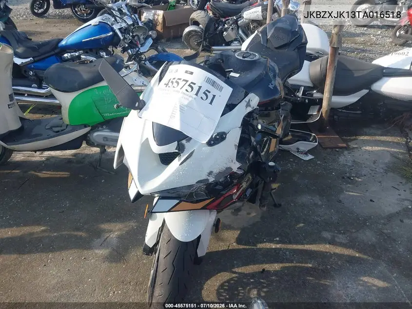 2026 Kawasaki Zx636 K VIN: JKBZXJK13TA016518 Lot: 45575151
