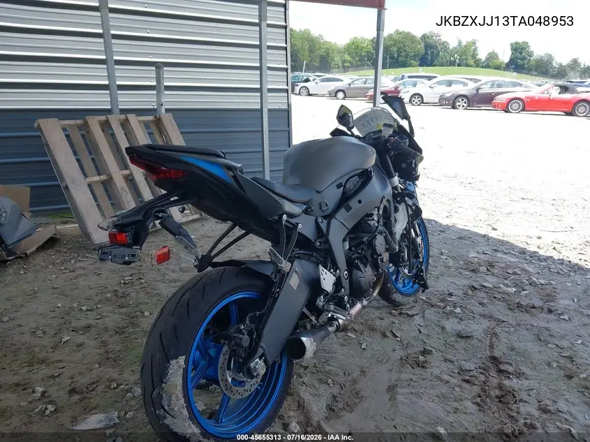 2026 Kawasaki Zx636 K VIN: JKBZXJJ13TA048953 Lot: 45655313