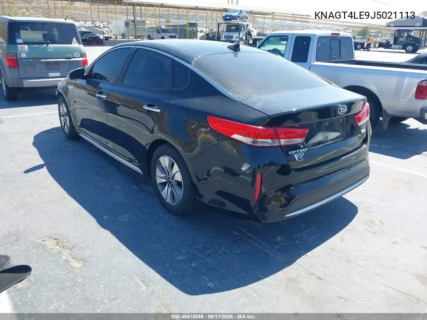 2018 Kia Optima Hybrid Premium VIN: KNAGT4LE9J5021113 Lot: 45415588