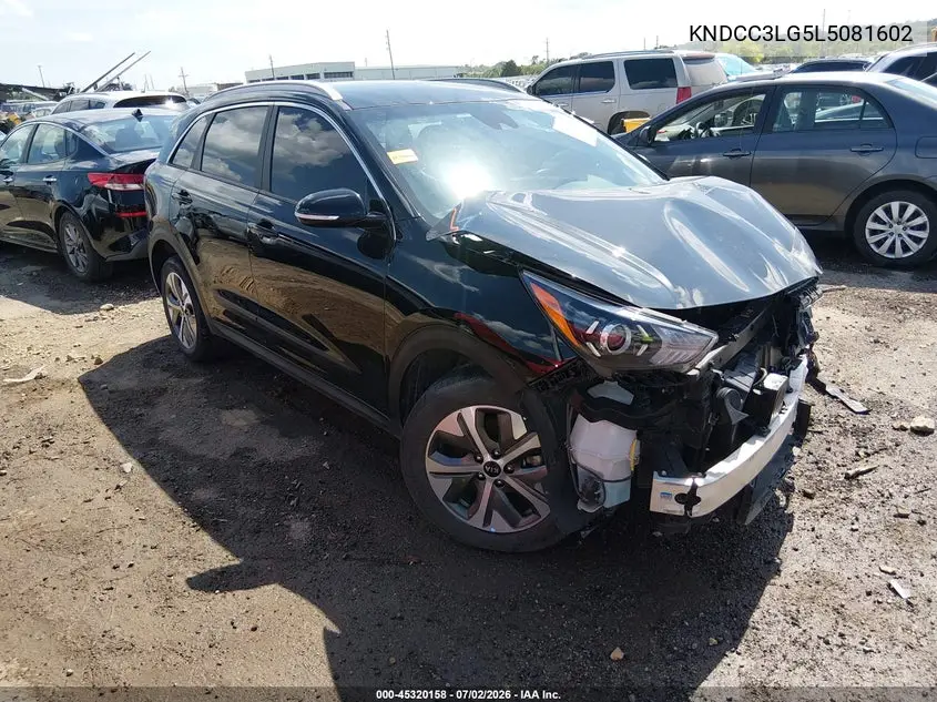 2020 Kia Niro Ev Ex VIN: KNDCC3LG5L5081602 Lot: 45320158