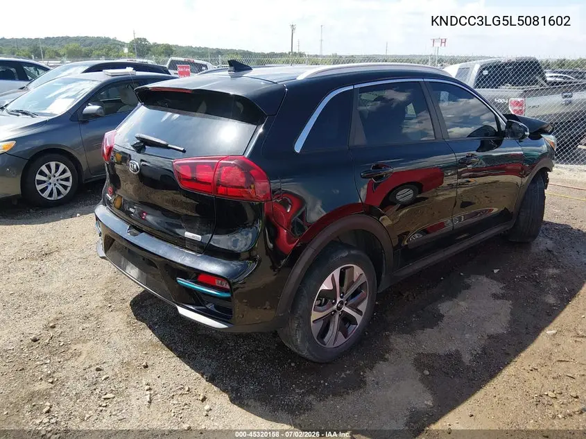 2020 Kia Niro Ev Ex VIN: KNDCC3LG5L5081602 Lot: 45320158