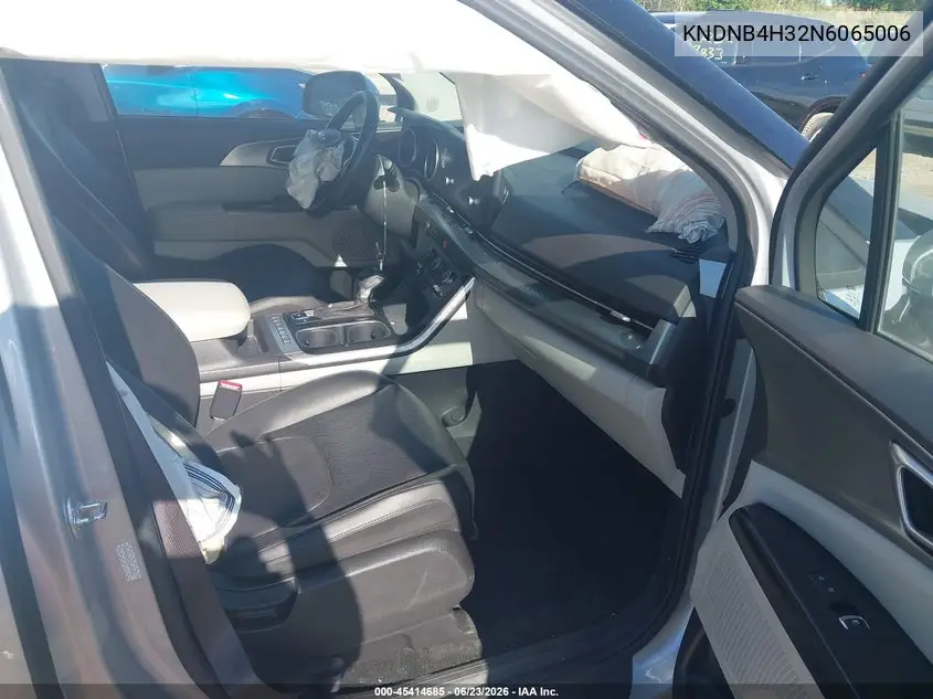 2022 Kia Carnival Mpv Lx Seat Package VIN: KNDNB4H32N6065006 Lot: 45414685