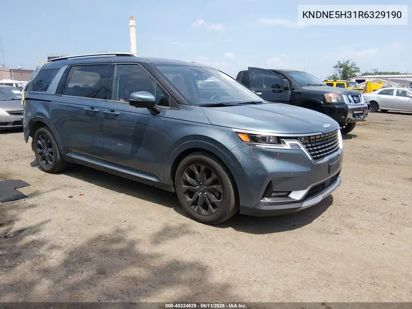 2024 Kia Carnival Mpv Sx Prestige VIN: KNDNE5H31R6329190 Lot: 45324829