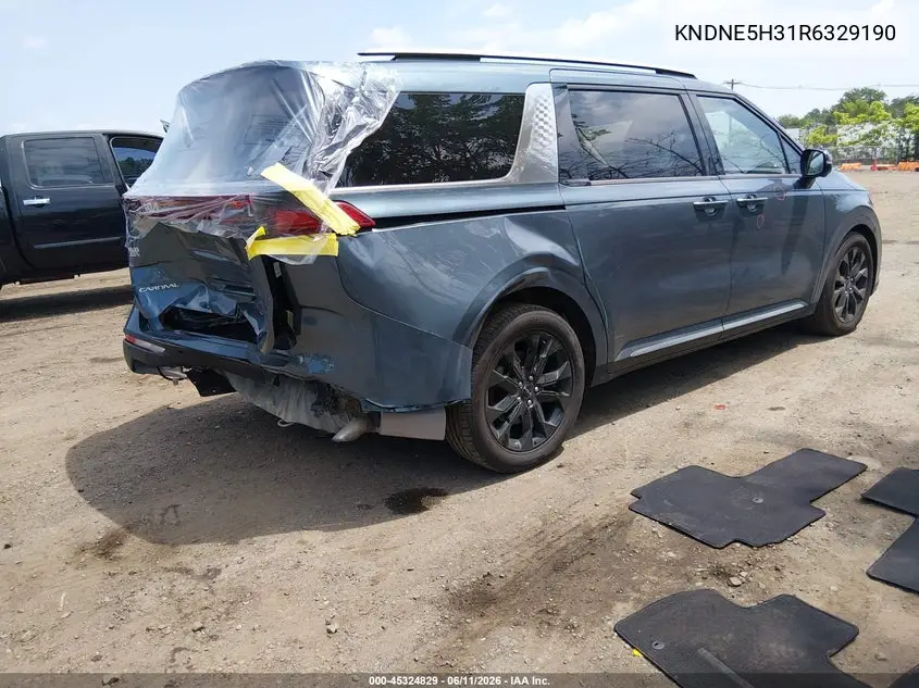 2024 Kia Carnival Mpv Sx Prestige VIN: KNDNE5H31R6329190 Lot: 45324829