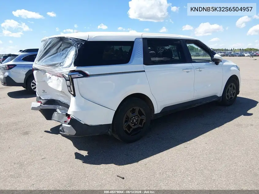 2025 Kia Carnival Mpv Lxs VIN: KNDNB5K32S6504957 Lot: 45379864