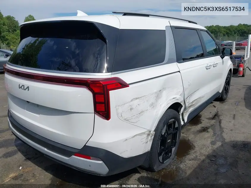 2025 Kia Carnival Mpv Ex VIN: KNDNC5K3XS6517534 Lot: 45466001