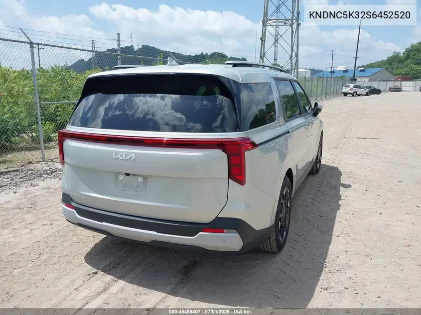 2025 Kia Carnival Mpv Ex VIN: KNDNC5K32S6452520 Lot: 45489407