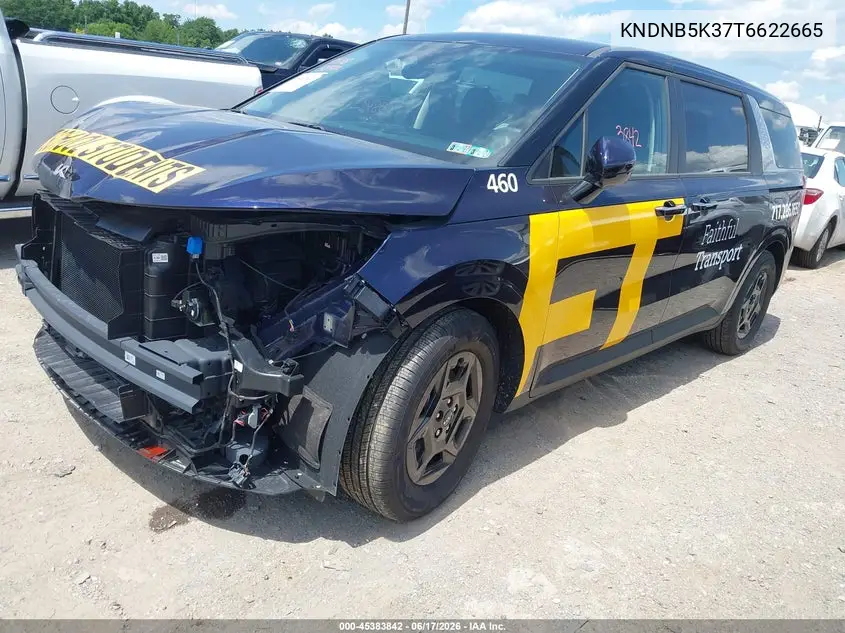 2026 Kia Carnival Mpv Lx VIN: KNDNB5K37T6622665 Lot: 45383842