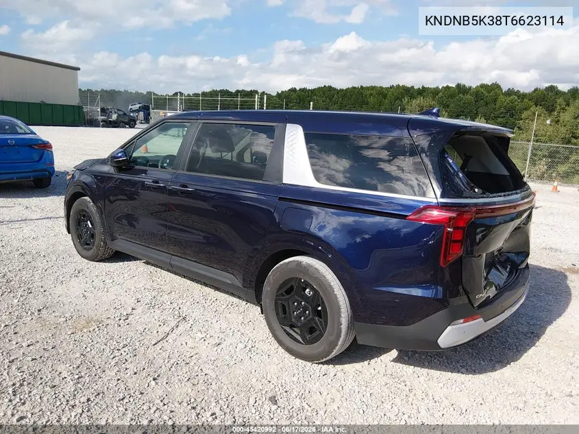 2026 Kia Carnival Mpv Lxs VIN: KNDNB5K38T6623114 Lot: 45420992