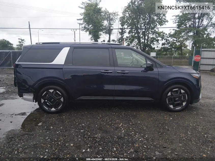 2026 Kia Carnival Mpv Ex VIN: KNDNC5K3XT6615416 Lot: 45432487