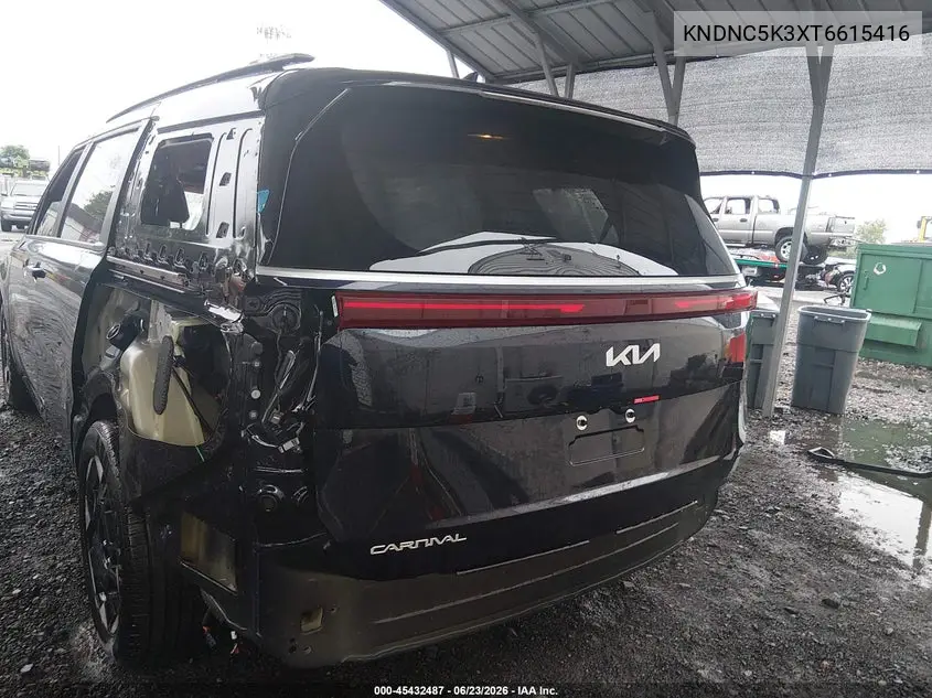 2026 Kia Carnival Mpv Ex VIN: KNDNC5K3XT6615416 Lot: 45432487