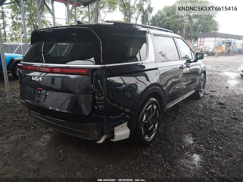 2026 Kia Carnival Mpv Ex VIN: KNDNC5K3XT6615416 Lot: 45432487